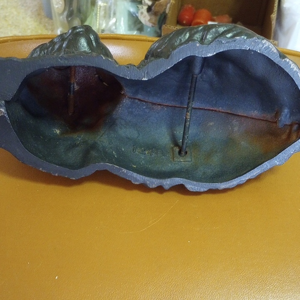 Hubley 1248 Vintage Cast Iron Fireside Black Cat Decor w/ Green Eyes - Picture 7 of 8